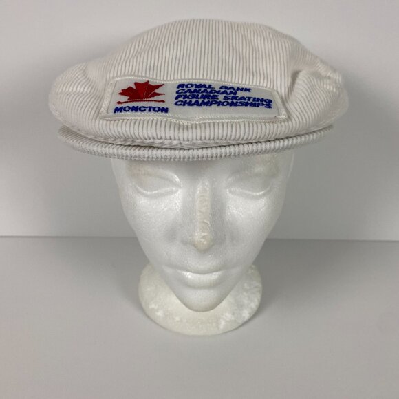 NWOT Vintage Moncton NB Canadian Figure Skating Championship Corduroy Hat - Picture 2 of 9